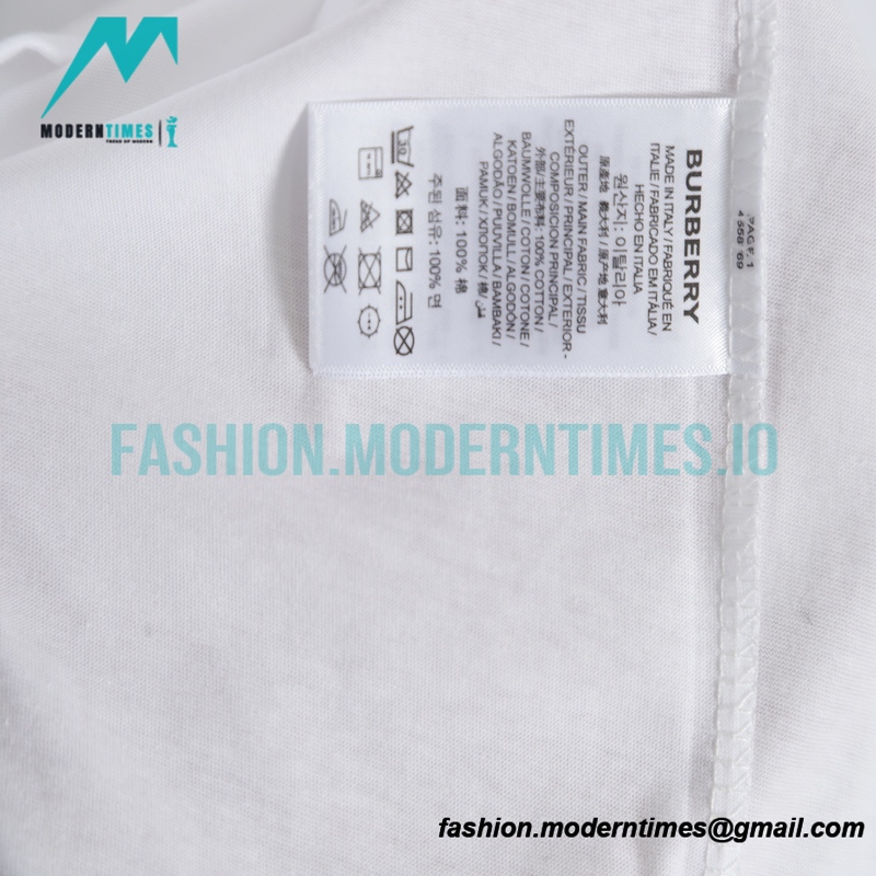 Burberry - 23SS Letter Printed Short-sleeved T-shirt